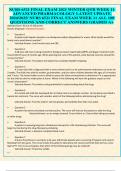 NURS 6521 FINAL EXAM 2021 WINTER QTR WEEK 11  ADVANCED PHARMACOLOGY LATEST UPDATE  2024&sol;2025&sol; NURS 6521 FINAL EXAM WEEK 11 ALL 100  QUESTIONS AND CORRECT ANSWERS GRADED A&plus;