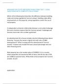 WASHINGTON STATE BROKERS EXAM CRAM TEST 1 &lpar;2024&rpar; QUESTIONS WITH COMPLETE SOLUTIONS&excl;&excl;