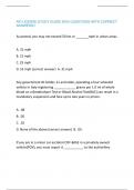 AFI LICENSE STUDY GUIDE 2024 QUESTIONS WITH CORRECT ANSWERS&excl;&excl;