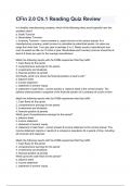 CFin 2&period;0 Ch&period;1 Reading Quiz Review questions and answers