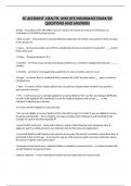 SC ACCIDENT&period; HEALTH&comma; AND LIFE INSURANCE EXAM&sol;89 QUESTIONS AND ANSWERS