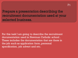 Unit 2 - P1 Business level 3