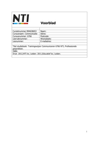 Voor- en Eindopdracht Communiceren 6766