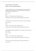 Test Item File- Practice Test - Strategic Management A Competitive Advantage Approach&comma; Concepts & Cases&comma;David&comma;15e
