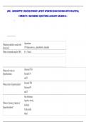 LMR - GEORGETTE'S REVIEW PMHNP LATEST UPDATED EXAM REVIEW WITH MULTIPLE&comma; CORRECTLY ANSWERED QUESTIONS ALREADY GRADED A&plus;