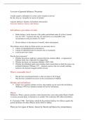 Detailed Summary for Necessity Defences
