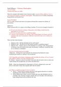 Detailed Summary for Loss of Control