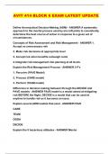 ALL AVIT 414 &sol;AVIT414 PACKAGED EXAMS WITH COMPLETE QUESTIONS AND ANSWERS