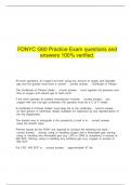  FDNYC G60 Practice Exam questions and answers 100&percnt; verified&period;