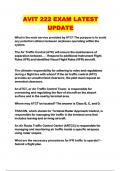 AVIT 222 &sol;AVIT222 PACKAGED EXAMS LATEST UPDATE