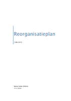 Reorganisatieplan verslag