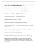 SCSU Full Package Deal With Latest Study Quizzes &lpar; Questions And Answers&rpar; Complete Study Solutions