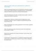HSM 4215 FINAL EXAM 2024 QUESTIONS WITH COMPLETE SOLUTIONS&excl;&excl;
