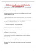 MIL Study Guide Questions with 100&percnt; Verified Correct Answers 2024
