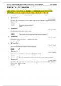 CRIS 605 EXAM 2025 MARCH&sol;APRIL&period;COMPLETE QUESTIONS AND ANSWERS&period;ACTUAL EXAM GRADED A LATEST 2024 UPDATE