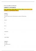 COUC 604 FINAL QUIZ 2024&period; ACTUAL TEST QUESTIONS AND CORRECT ANSWERS RATED A&period;