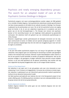Samenvatting tekst psychosis and newly emerging dependency groups