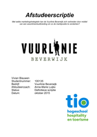 Scriptie HEM - Vuurlinie Beverwijk 2015 
