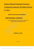 Solution Manual Prestressed Concrete a Fundamental Approach 5th Edition Edward G&period; Nawy 