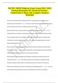 NR 599 &sol; NR599 Midterm Exam &lpar;Latest 2022 &sol; 2023&rpar; Nursing Informatics for Advanced Practice - Chamberlain College with Complete Solution &vert; 2024&sol;2025