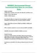 GEODESY &lpar;Environmental Science&rpar;  Summarized Study Notes for your Exam  Study&period;