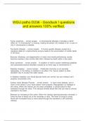 WGU patho D236 - Goodluck &excl; questions and answers 100&percnt; verified&period;