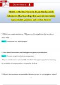 NR 566&sol; NR566 Midterm Exam Study Guide &lpar;250&plus; Qs & Ans&rpar; &lpar;Latest 2024 &sol; 2025&rpar;&colon; Advanced Pharmacology for Care of the Family &lpar;Verified Answers&rpar;