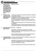 ANCC NPD CERTIFICATION EXAM QUESTIONS WITH 100&percnt; CORRECT ANSWERS -greatdoc