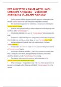 EPA 608 TYPE 3 EXAM WITH 100&percnt; CORRECT ANSWERS  &lpar;VERIFIED ANSWERS&rpar; ALREADY GRADED