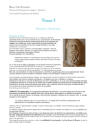 Tema 3 Historia del Pensamiento Antiguo y Medieval