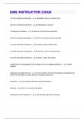 EMS INSTRUCTOR EXAM QUESTIONS & ANSWERS RATED 100&percnt; CORRECT&excl;&excl;