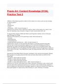 Praxis Art&colon; Content Knowledge &lpar;5134&rpar;&comma; Practice Test 2 Questions And Answers 