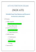 NGN ATI NUTRITION EXAM 2024 &sol; 2025