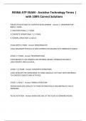 RESNA ATP EXAM - Assistive Technology Terms &vert; with 100&percnt; Correct Solutions