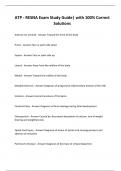 ATP - RESNA Exam Study Guide&vert; with 100&percnt; Correct Solutions
