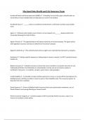 Maryland State Health and Life Insurance Exam