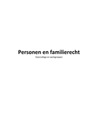 Personen- en familierecht (HC en WC) 