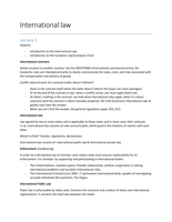 International Law