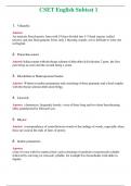 2024 CSET English Subtest 1 &vert; Actual Questions and Verified Answers &lpar; Included &rpar; 100&percnt; Correct