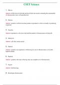 2024 CSET Science &vert; Actual Questions and Verified Answers &lpar; Included &rpar; 100&percnt; Correct