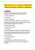 ASM 104 CPQ 1&comma;2&comma; 3 AND 4 EXAM WITH QUESTIONS AND CORRECT ANSWERS 