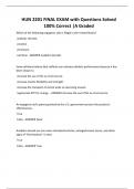 HUN 2201 FINAL EXAM with Questions Solved 100&percnt; Correct &vert;A Graded