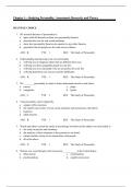 Test Item File- Practice Test Bank - Theories of Personality&comma; Schultz&comma;10e
