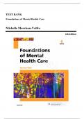 Test bank for Foundations of Mental Health Care 6th Edition by Michelle Morrison-Valfre &sol;&sol;All Chapters&sol;&sol;Complete Guide A&plus; 