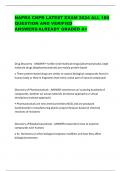 NAPRX CNPR LATEST EXAM 2024 ALL 180 QUESTION AND VERIFIED ANSWERS&sol;ALREADY GRADED A&plus;
