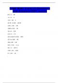 TABE Math Exam&sol;15 Questions and Answers&sol;100&percnt; scores