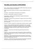 Heredity and Genetics &lpar;C652&rpar;&lpar;WGU&rpar;