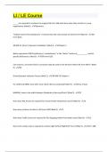 LI &sol; LE Course questions and answers&period; 