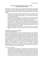 Samenvatting boek Komen en gaan