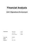 Financial report unit 3 HEINEKEN